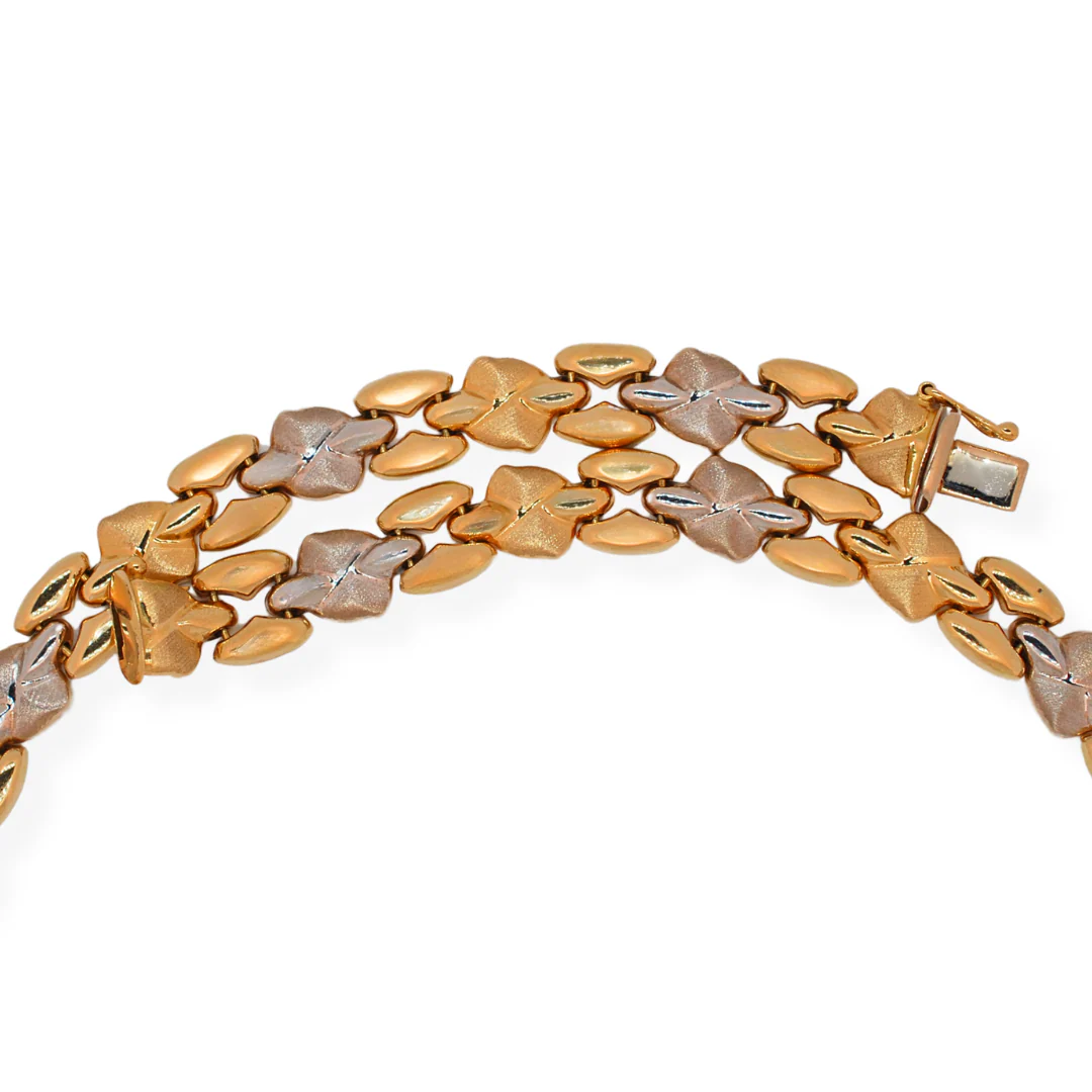 18ct Two tone Necklace - Image 2