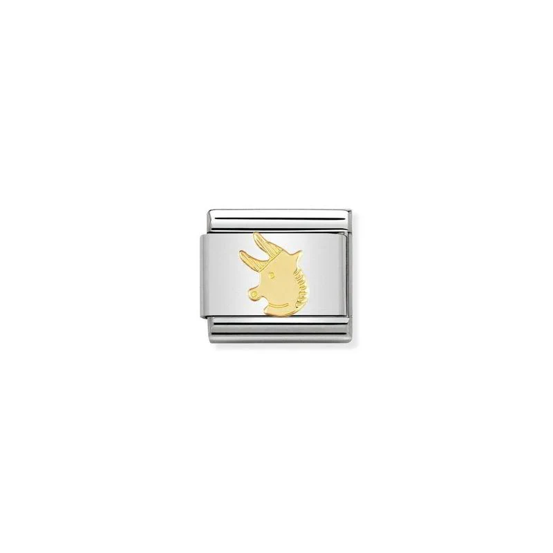 18k gold taurus link