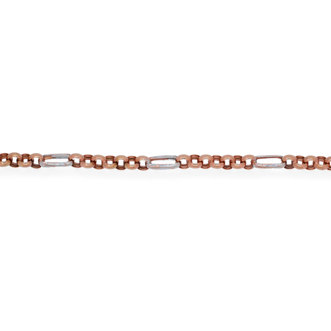9ct 2/tone gold bracelet - Image 2