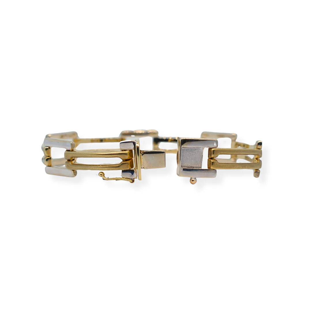 9ct 2/tone gold bracelet