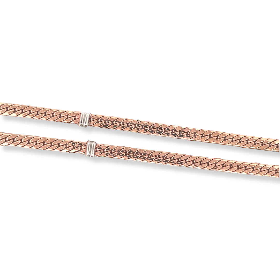 9ct 2/tone necklace - Image 4