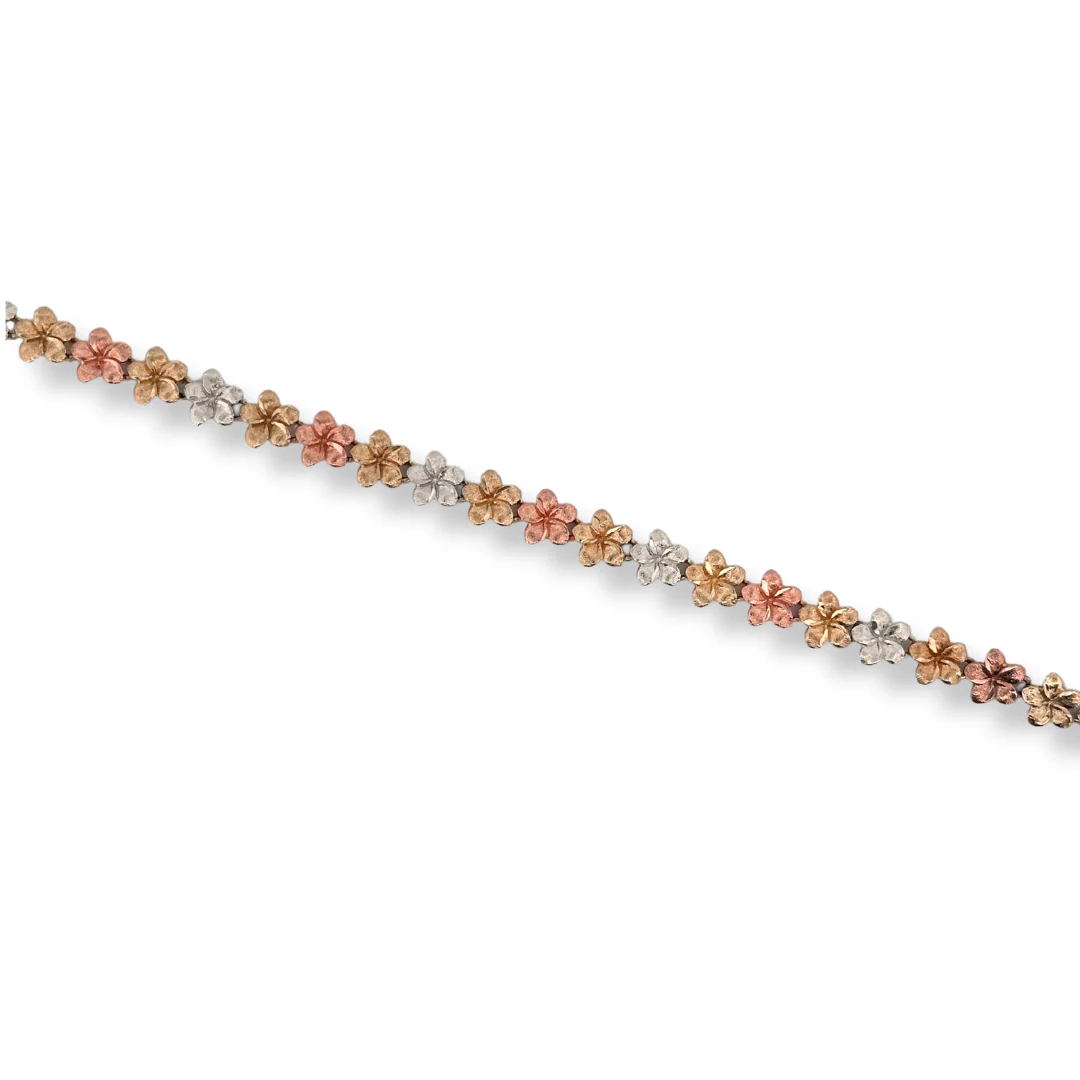 9ct 3/tone bracelet - Image 2