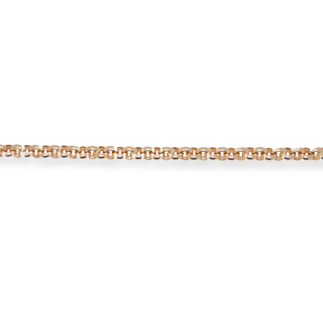 9ct gold belcher bracelet - Image 2