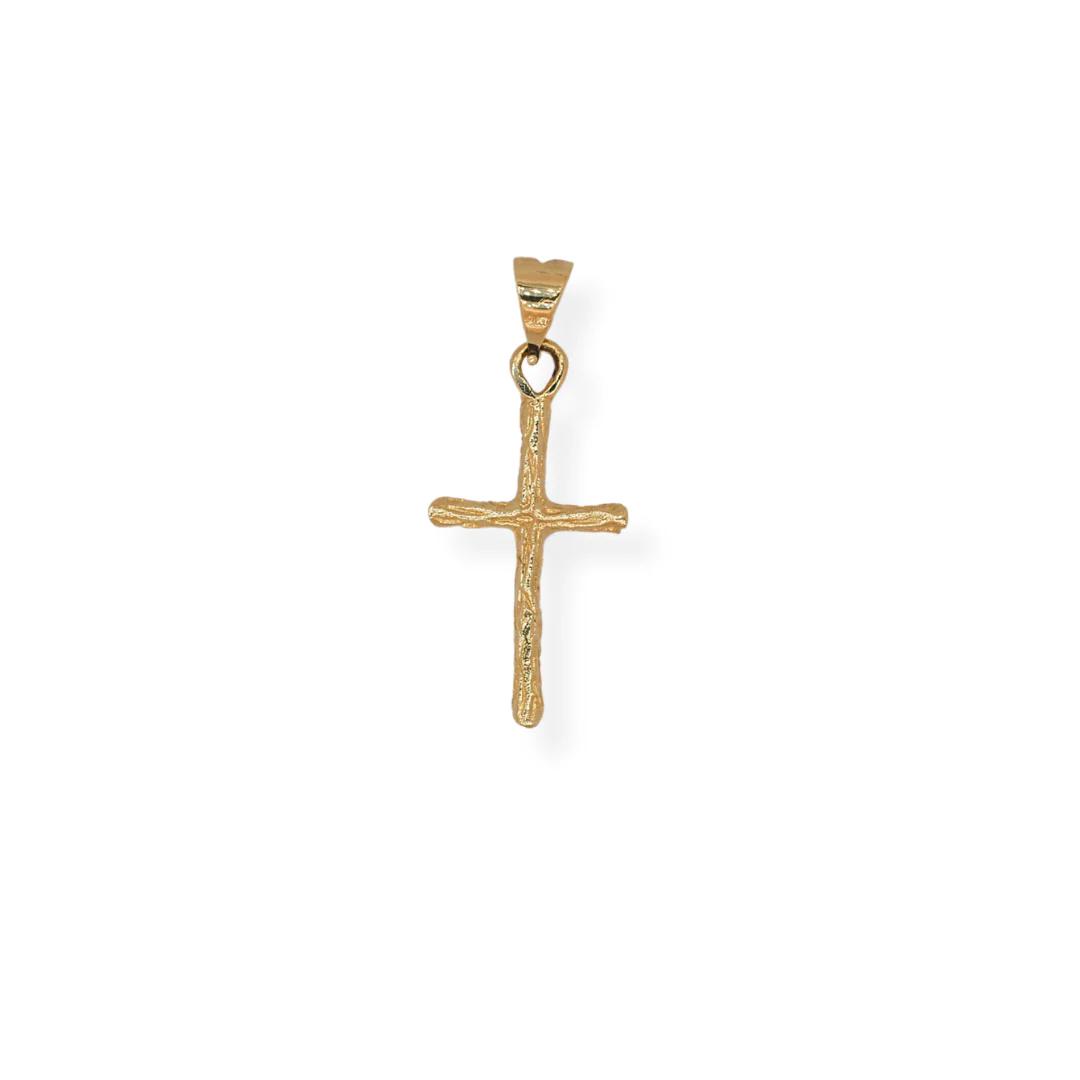 9ct gold cross pendant