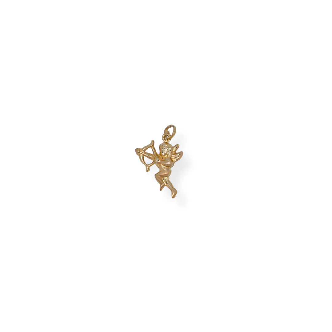 9ct gold cupid charm