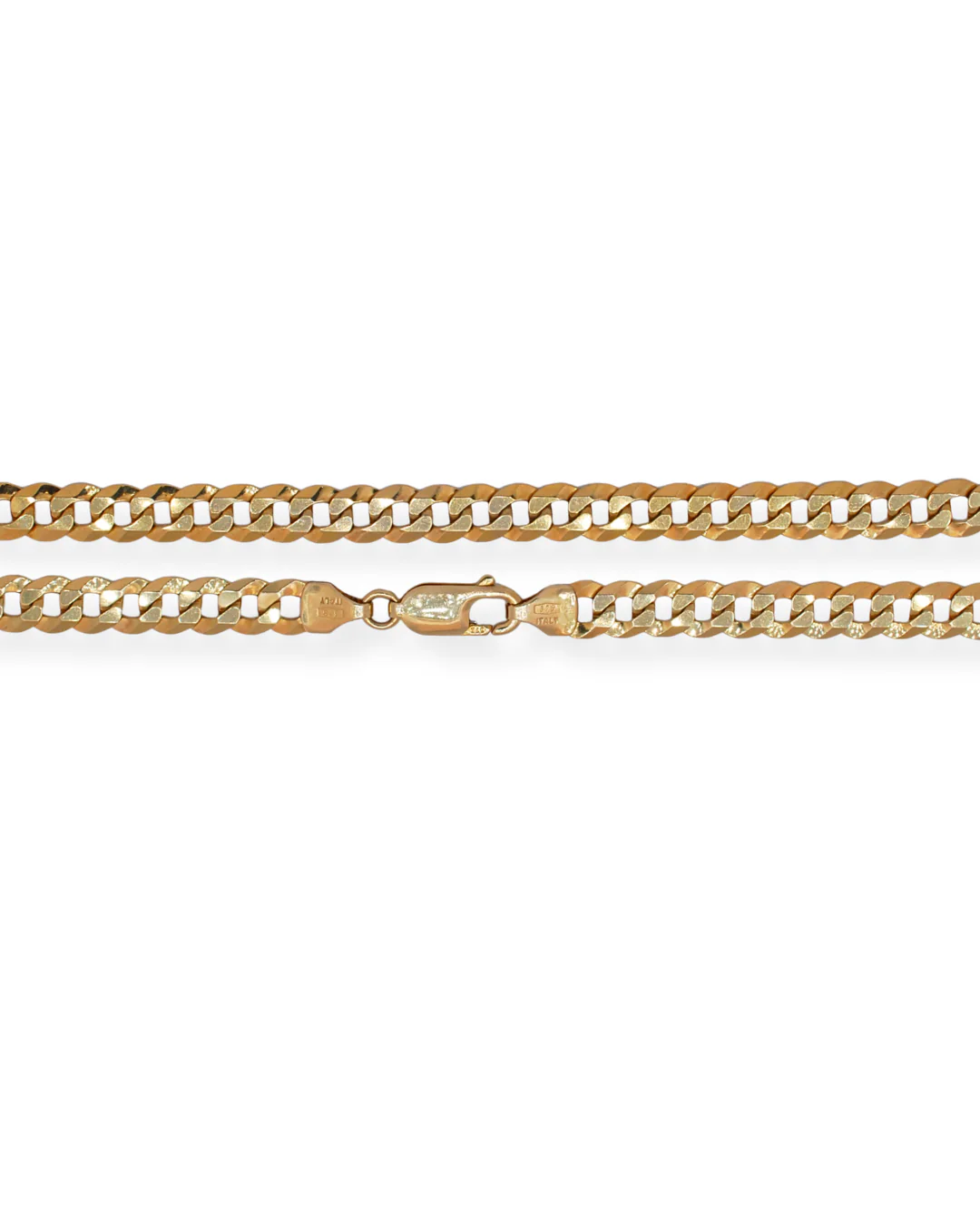 9ct gold curb chain - Image 2