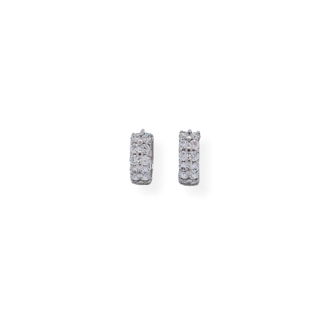 9ct gold cz earring - Image 2