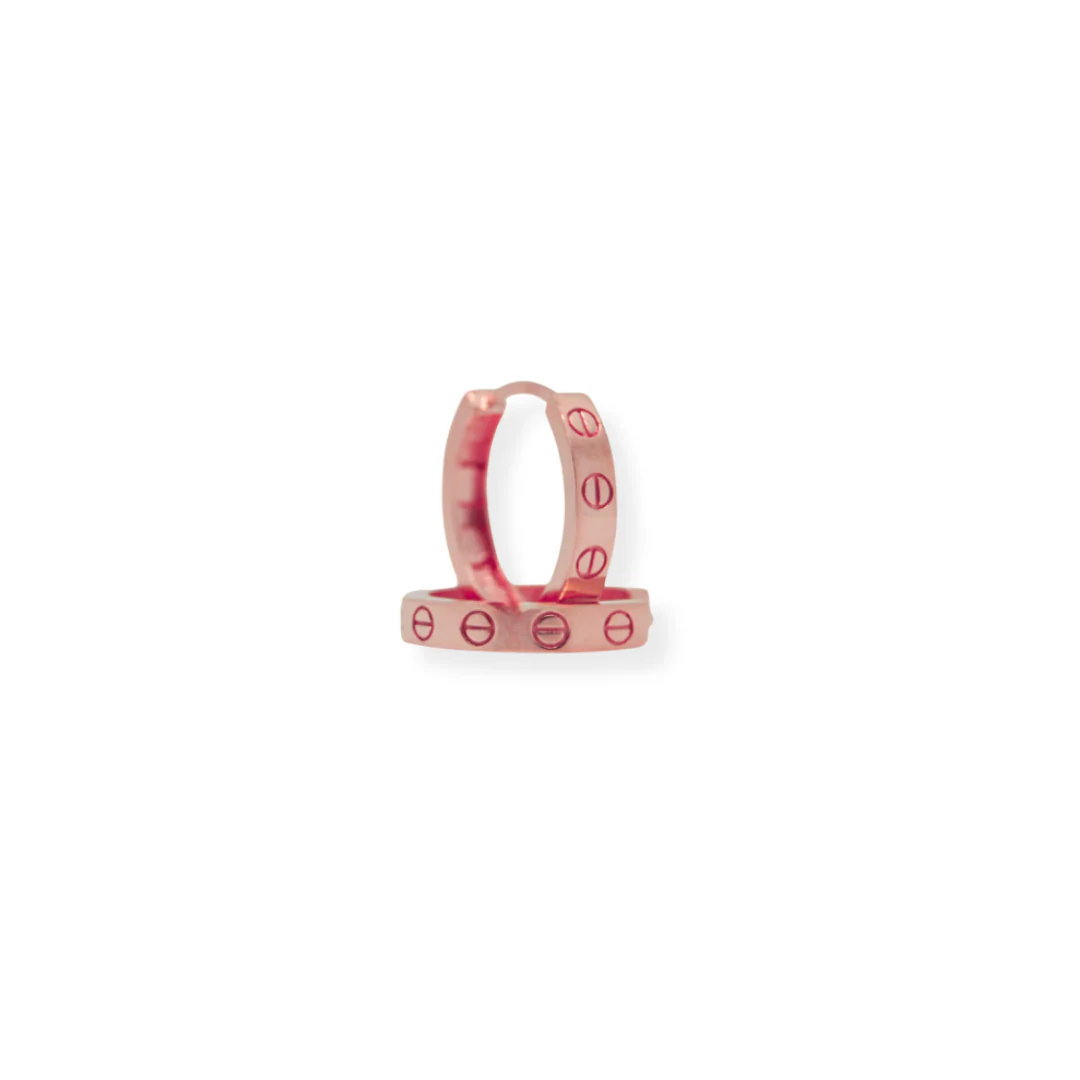 9ct rose gold earrings