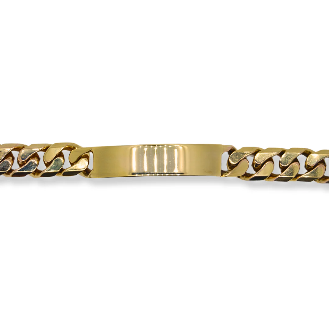 9ct gold ID bracelet - Image 3