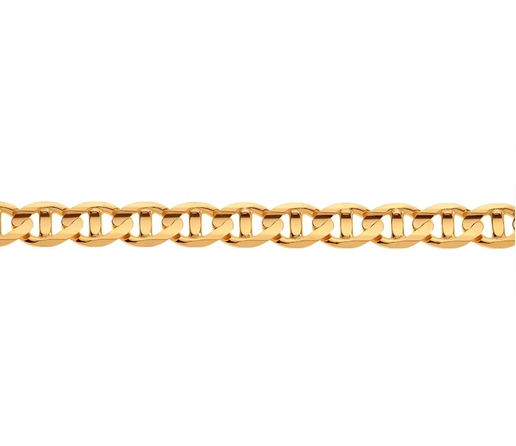 9ct gold marina curb chain