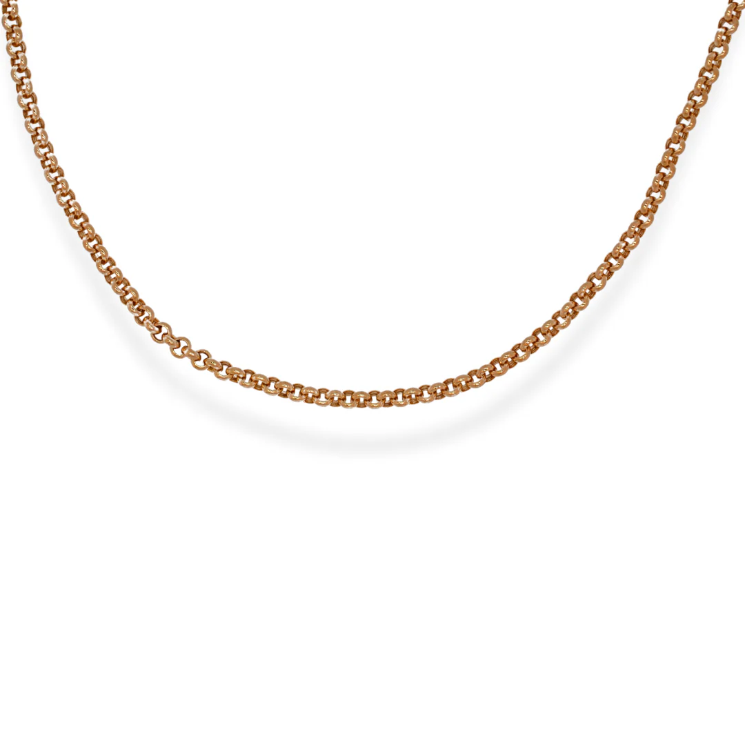 9ct gold linked necklace