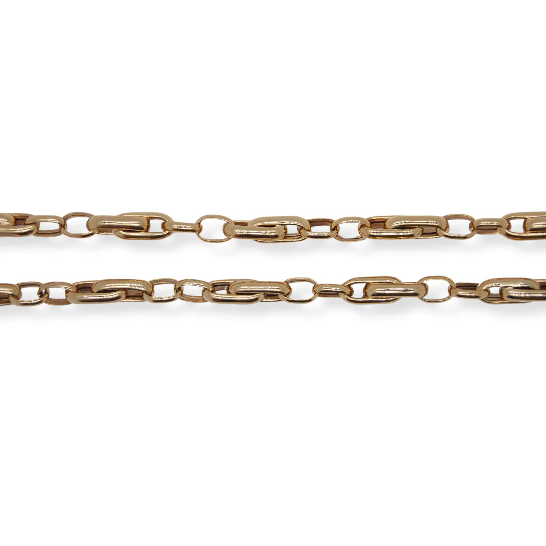 9ct gold interlinked necklace - Image 2