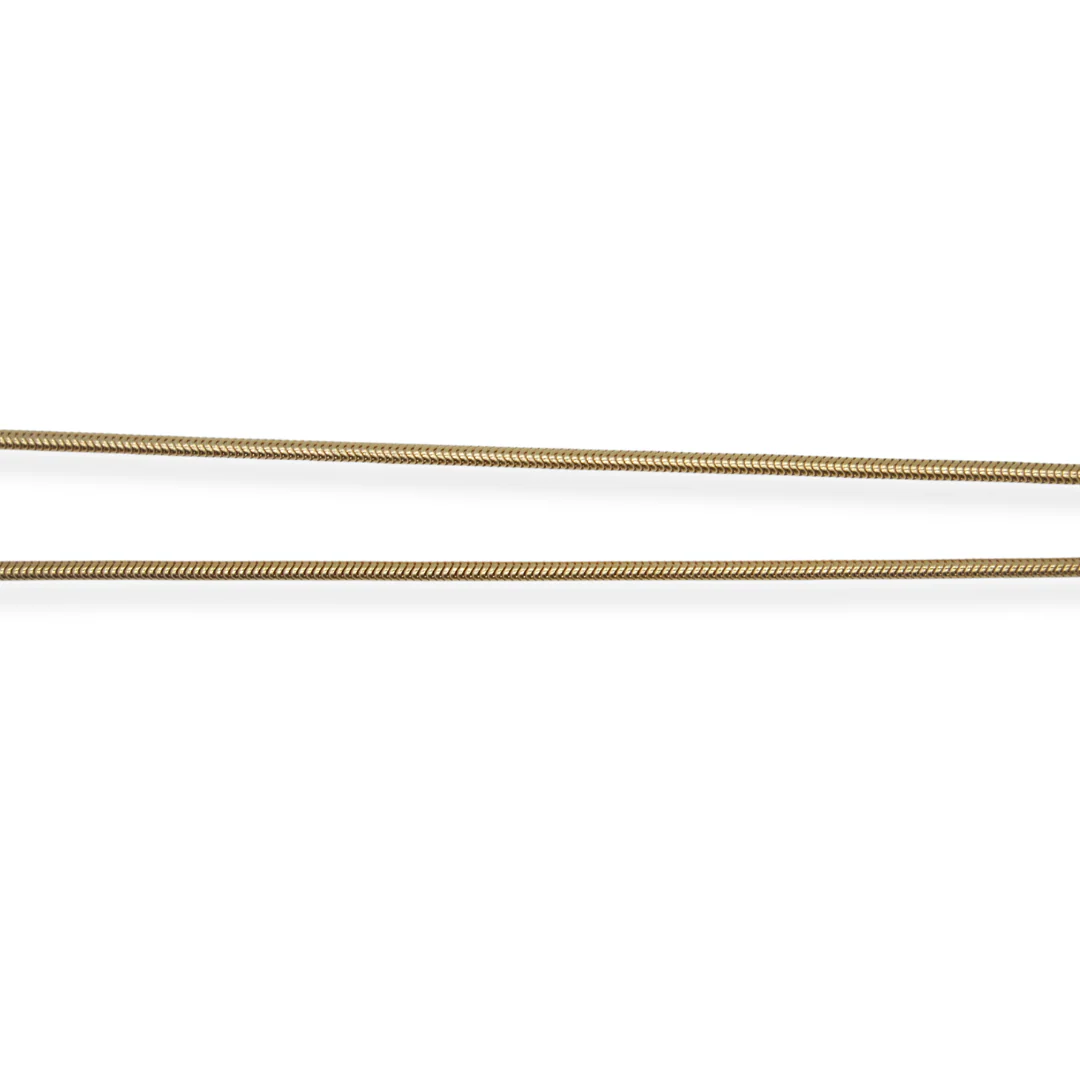 9ct gold snake necklace - Image 2