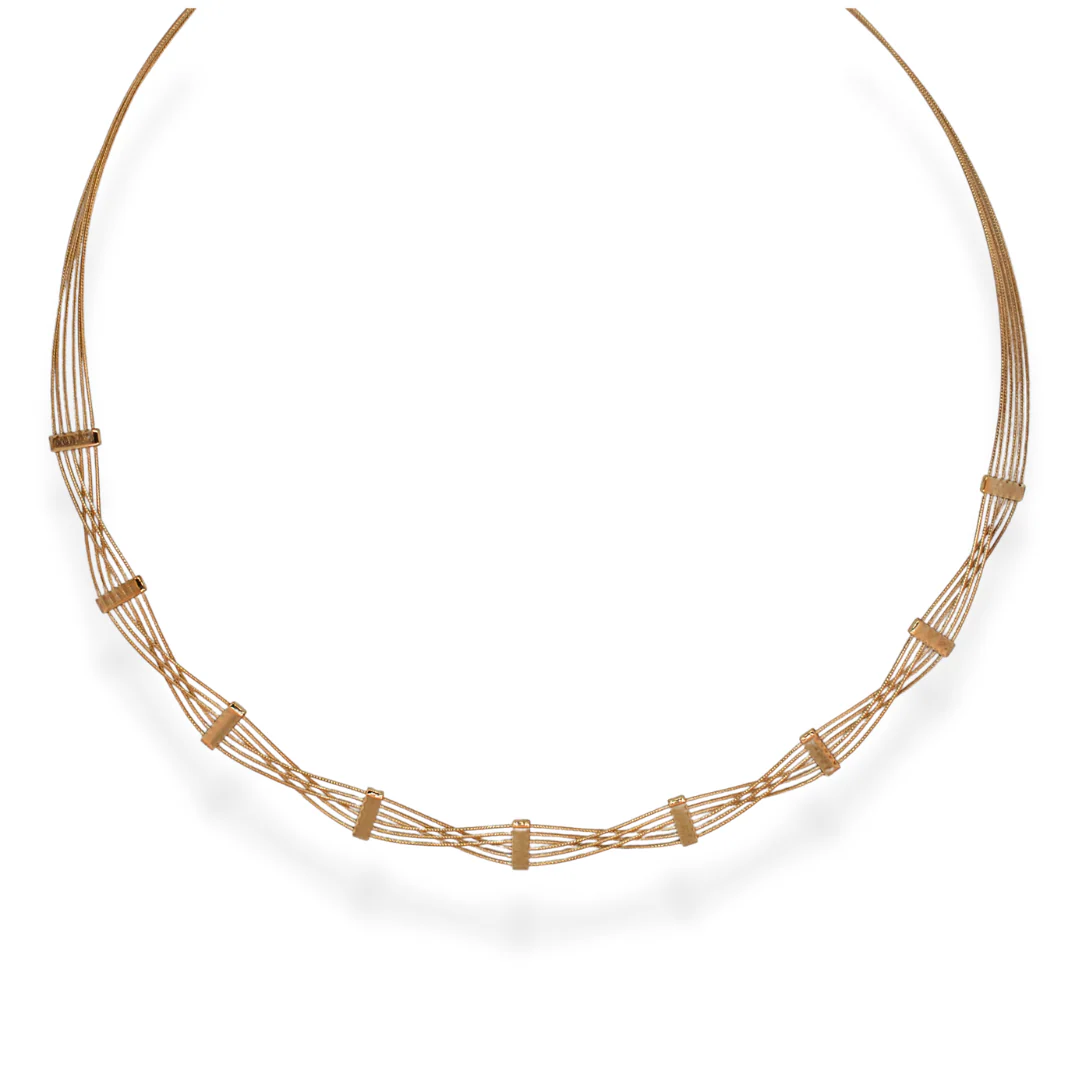 9ct yellow gold chain and bracelet set