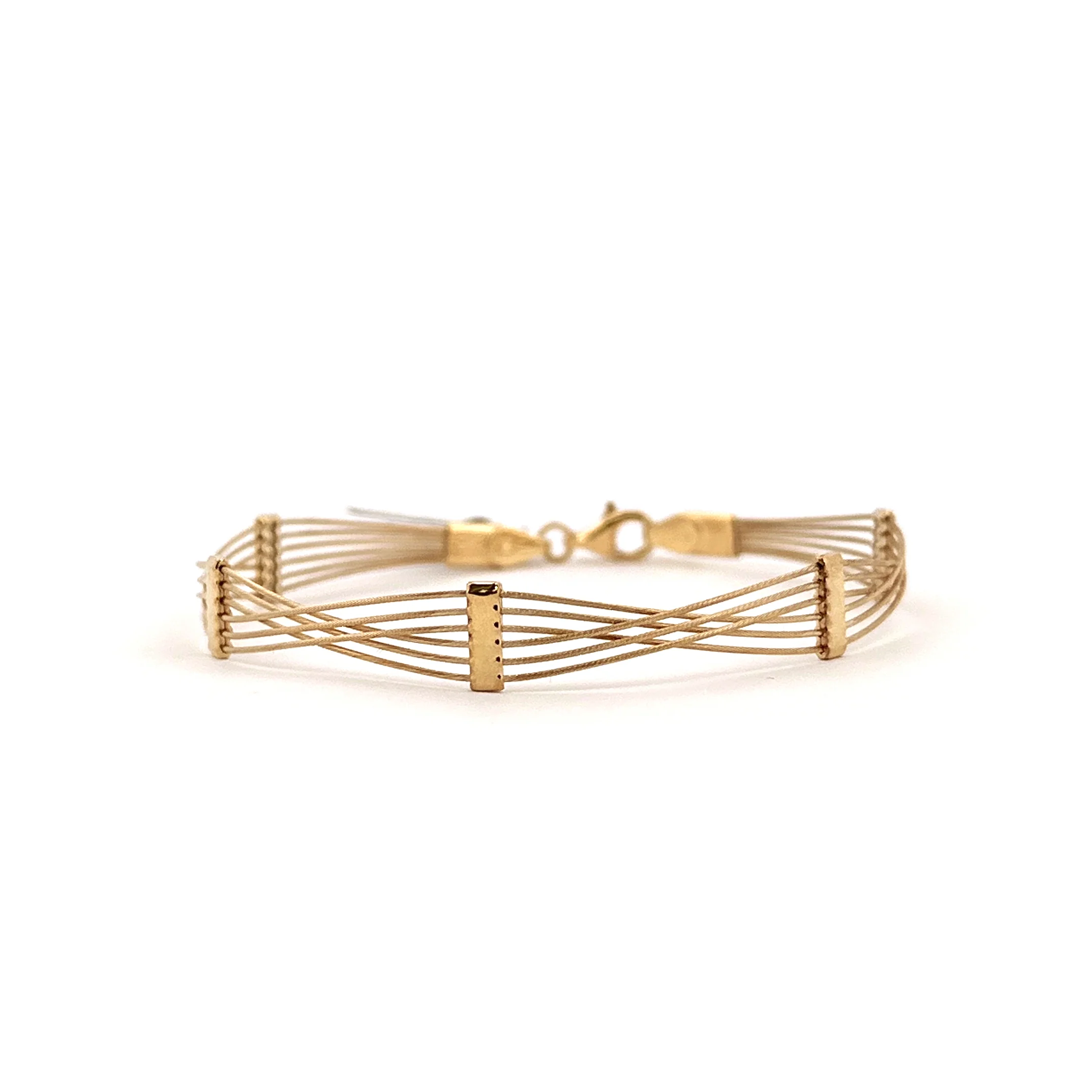 9ct yellow gold chain and bracelet set - Image 2