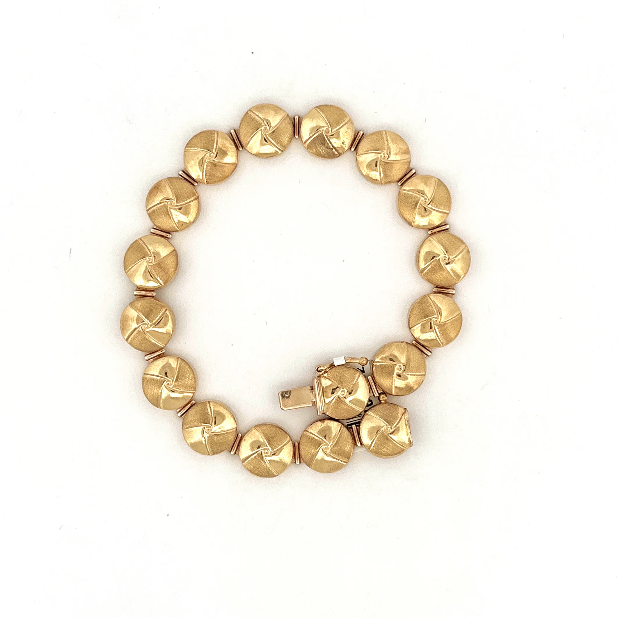 9ct yellow gold necklace and bracelet set - Image 2