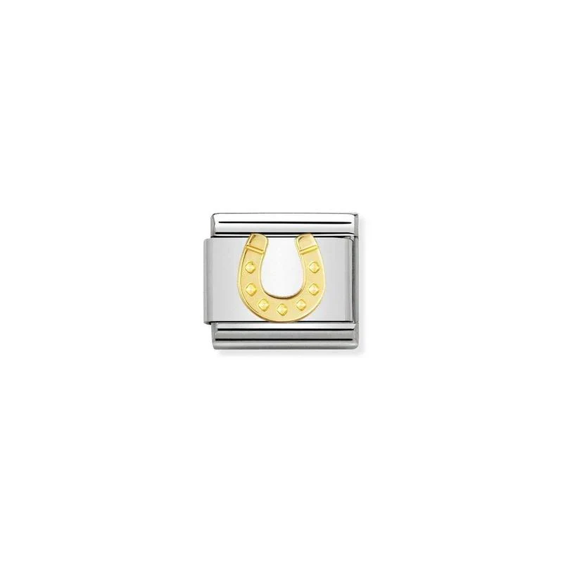 Danish Horseshoe 18K Gold Link