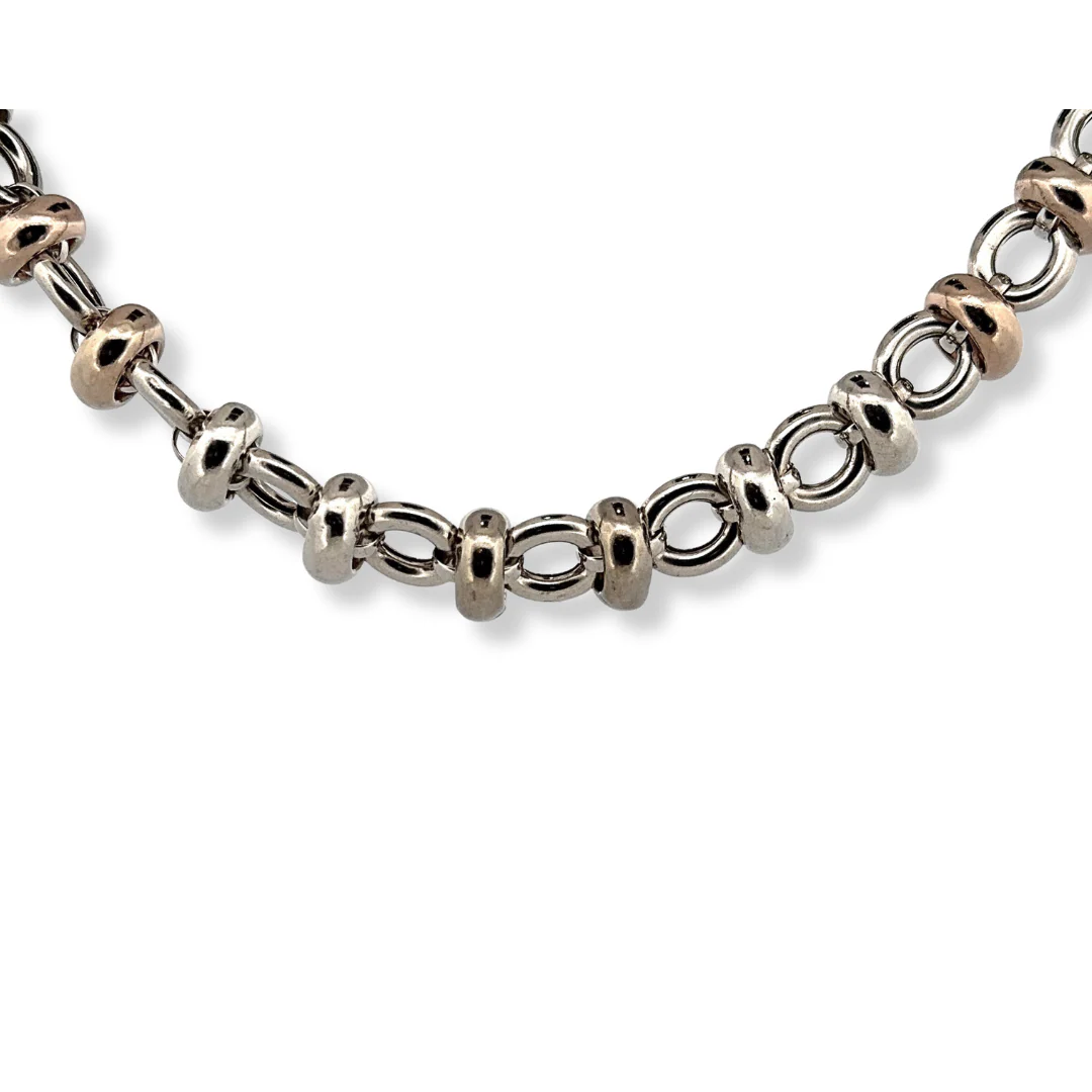 silver 3/tone necklace