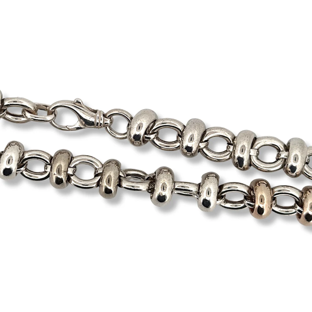 silver 3/tone necklace - Image 2