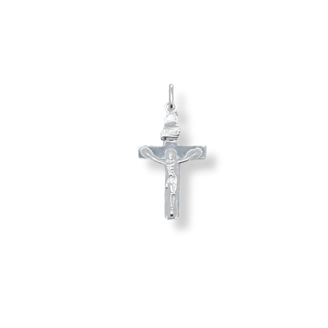 Silver cross pendant
