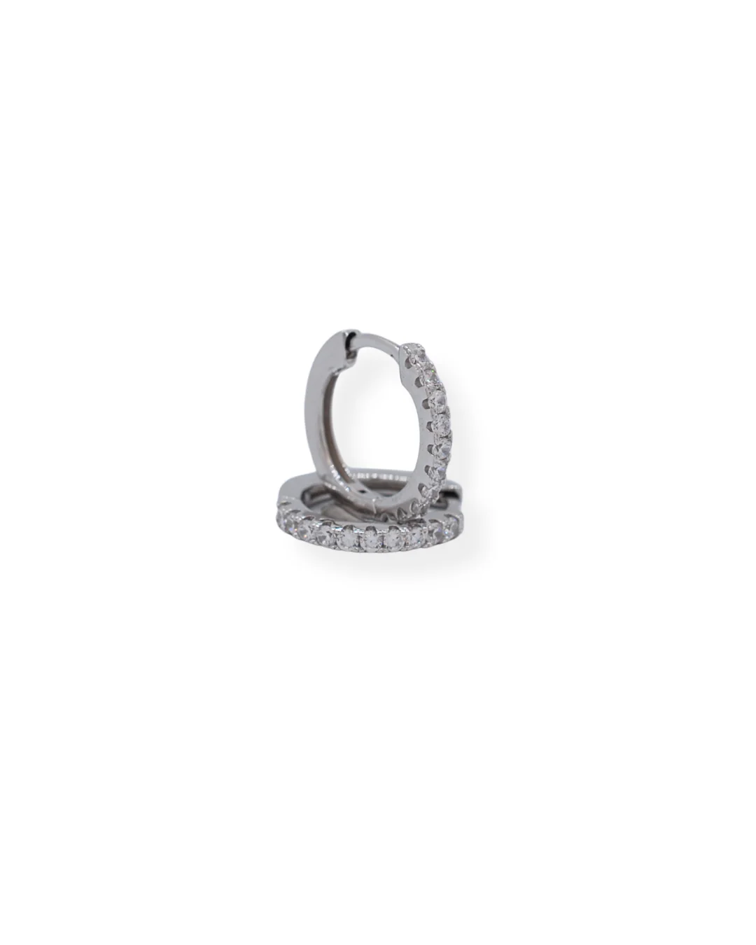 Silver cz earrings