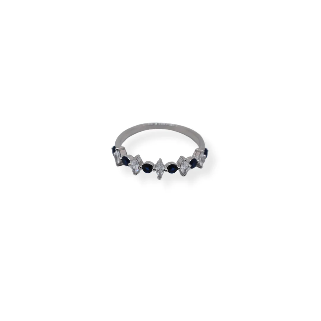 Silver cz ring - Image 2