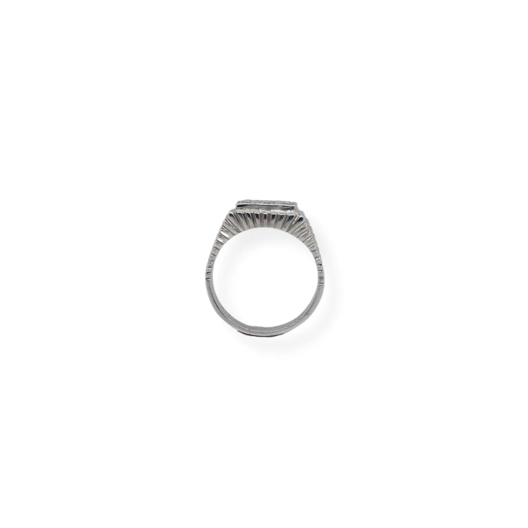 Silver cz ring - Image 3