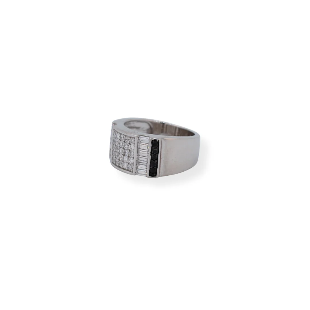 Silver cz ring - Image 2